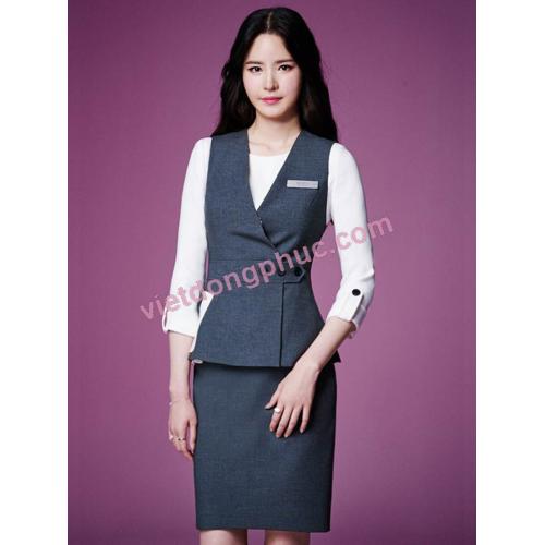 Đồng phục áo gile Nữ 30 Đồng phục áo gile Nữ 30